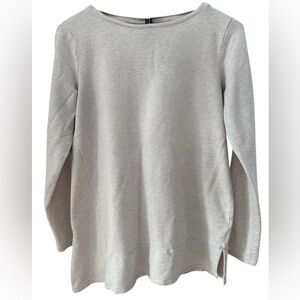 J. Jill Pure Jill Light Gray Long Sleeve Tunic